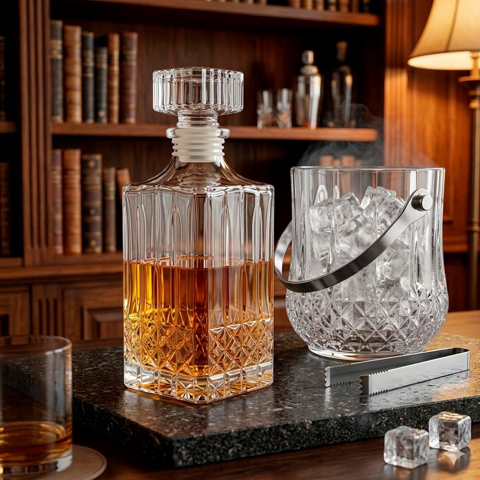 Set de Bar Premium Licorera El Gran Gatsby & Hielera Daisy